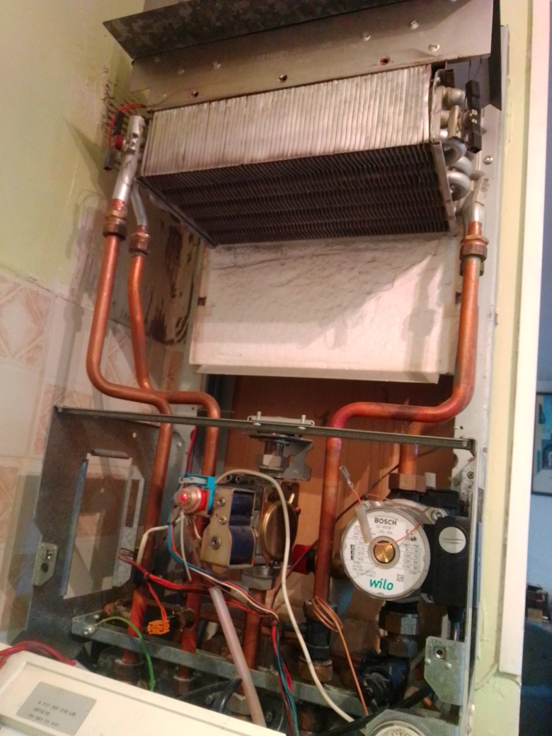 Image d'une ancienne gamme de chaudière